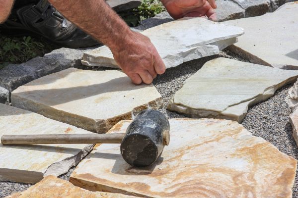 Cost of Stone Sidewalk Installation in Orange