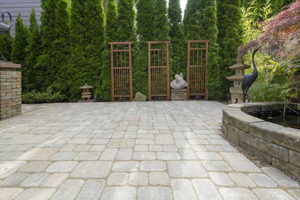 Cost of Backyard Hardscape Service in Orange