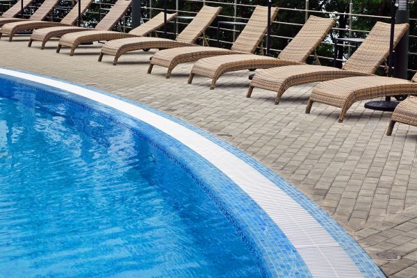 Cost of Poolside Hardscaping in Orange