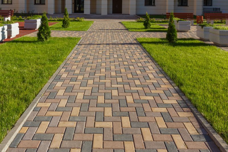 Pavers in a Commercial Landscape