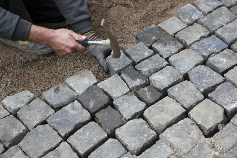 Close-up of Paver Edging